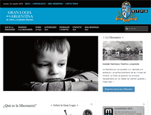Tablet Screenshot of masoneria-argentina.org.ar